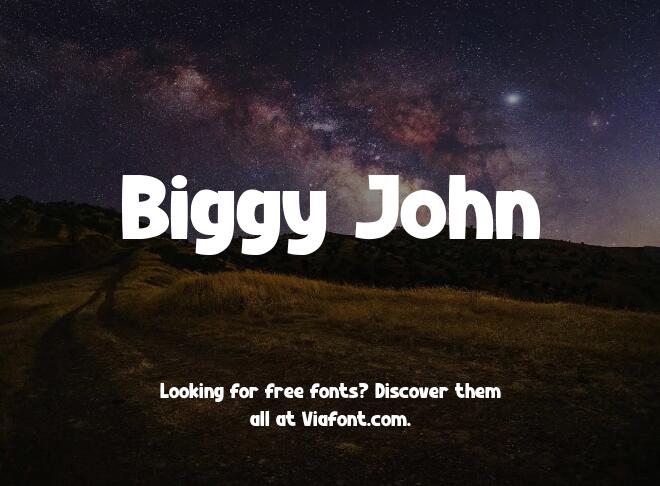 Biggy John Font