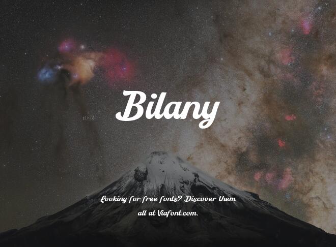 Bilany Font