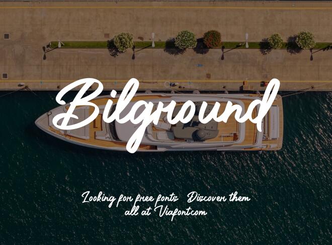 Bilground Font