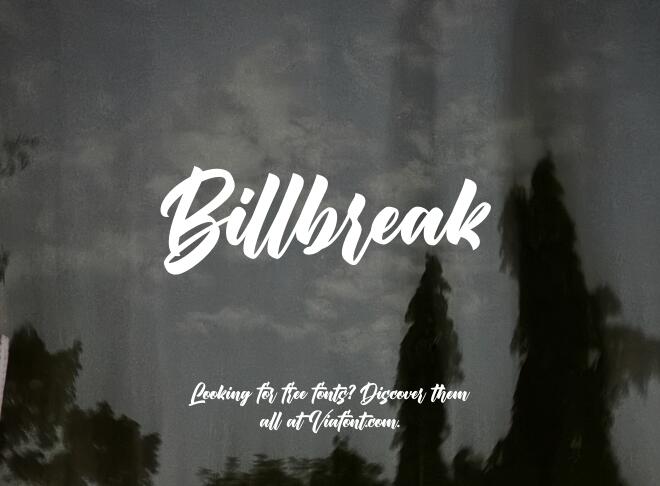 Billbreak Font