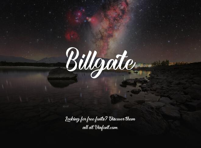 Billgate Font