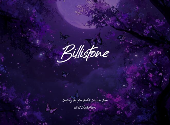 Billistone Font