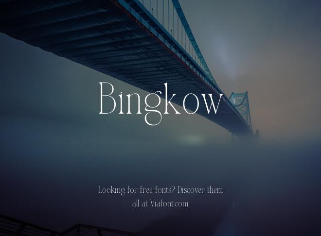 Bingkow Font