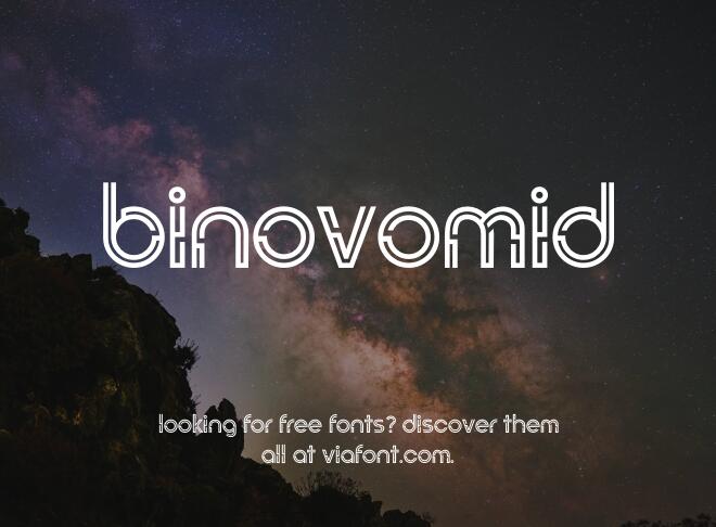 Binovomid Font