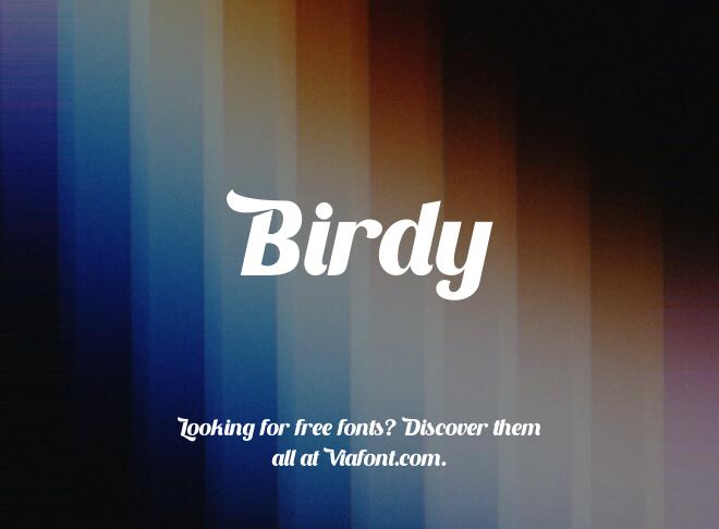 Birdy Font