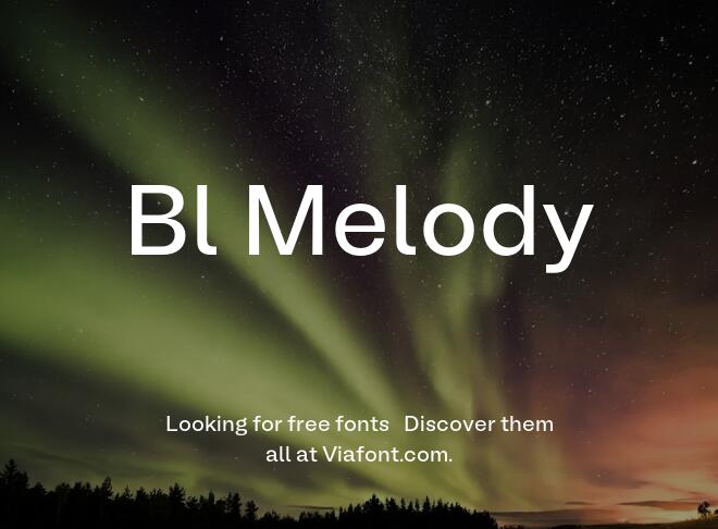 Bl Melody Font