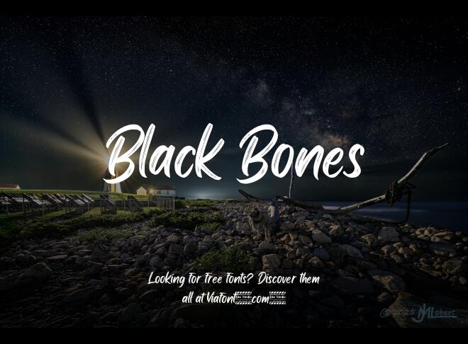 Black Bones Font