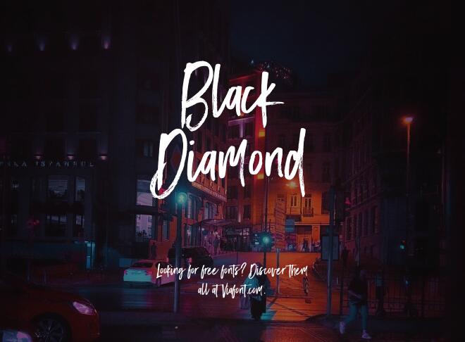 Black Diamond Font
