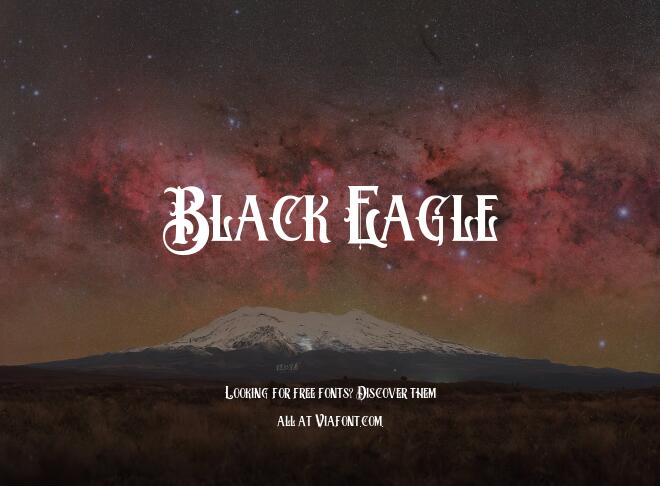 Black Eagle Font