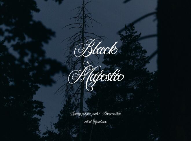Black Majestic Font