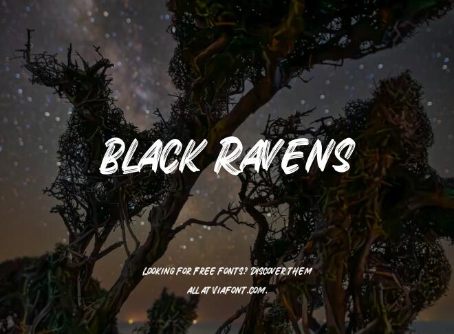 Black Ravens Font