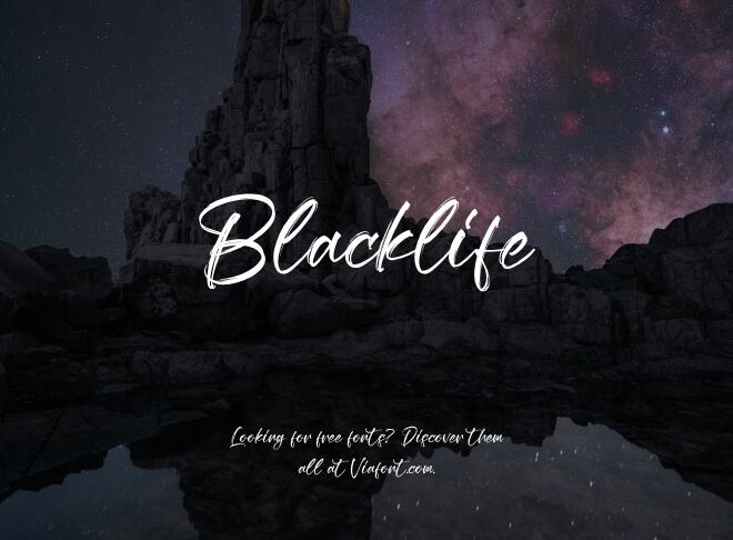 Blacklife Font