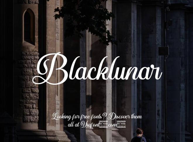 Blacklunar Font