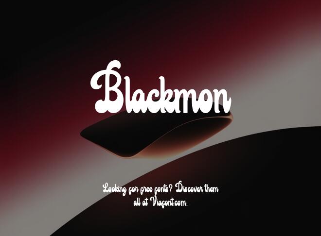 Blackmon Font
