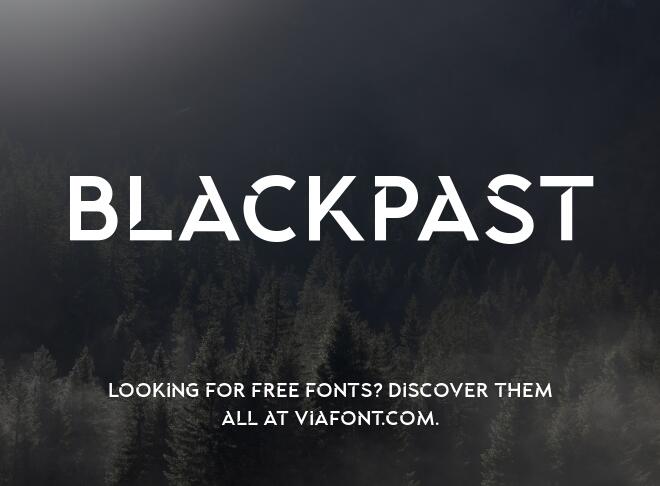 Blackpast Font