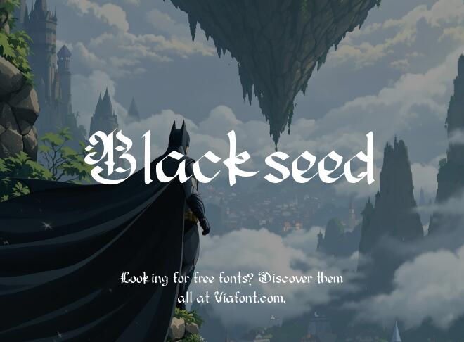 Blackseed Font