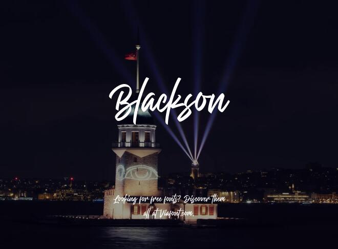Blackson Font