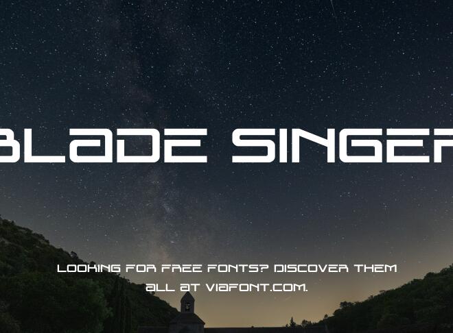 Blade Singer Font