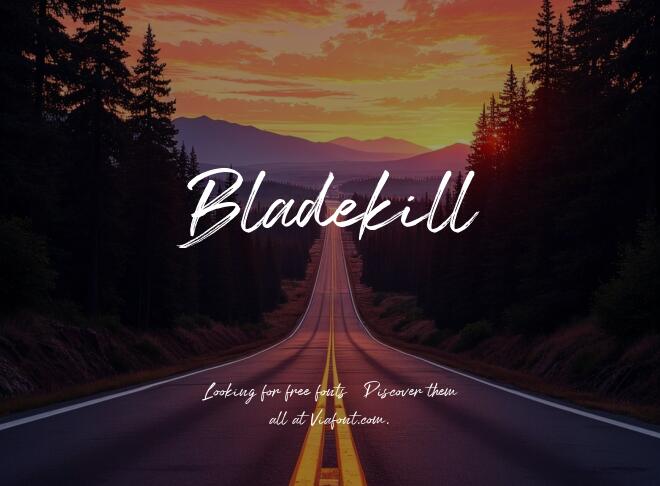 Bladekill Font