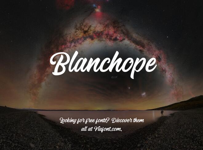 Blanchope Font