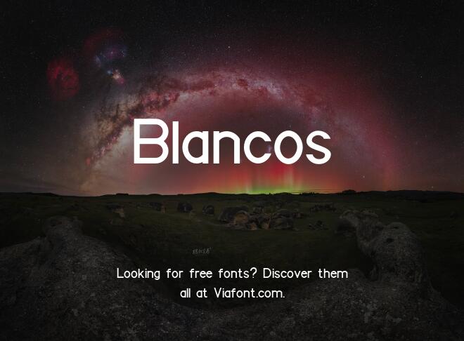 Blancos Font