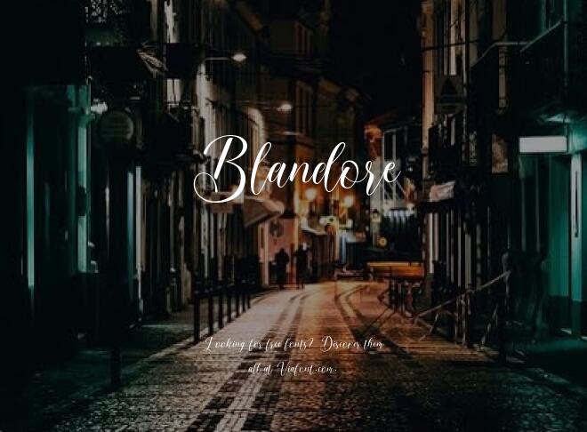 Blandore Font