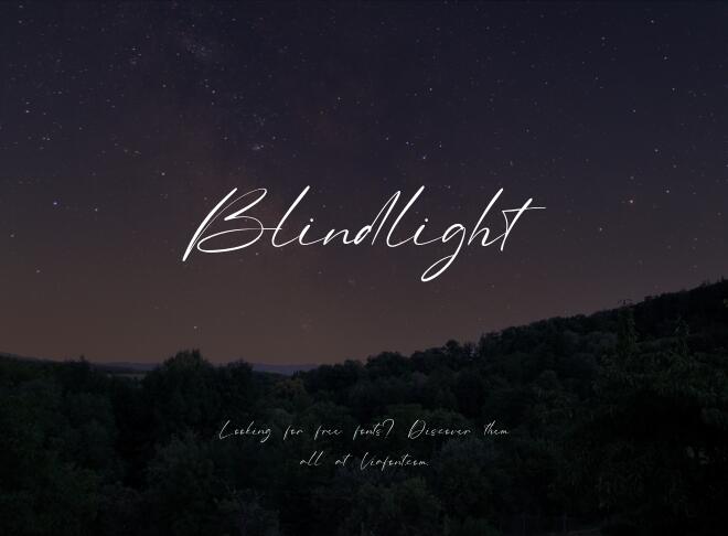 Blindlight Font