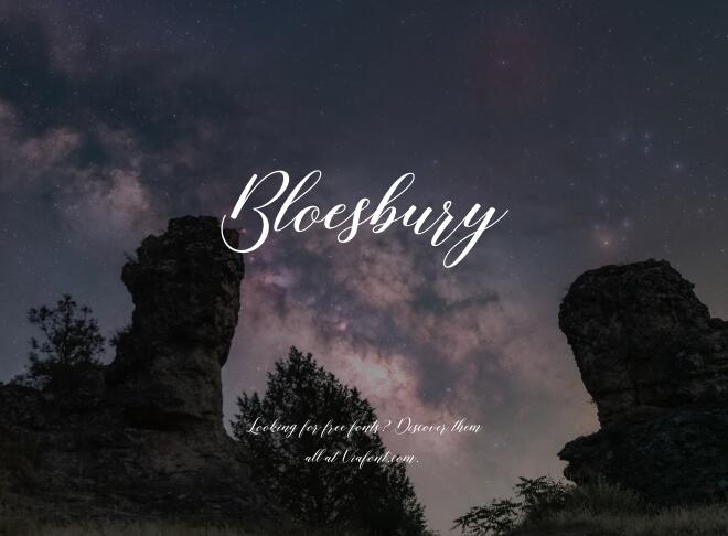 Bloesbury Font