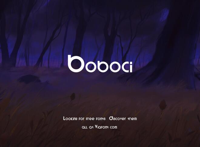 Boboci Font