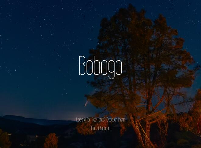 Bobogo Font