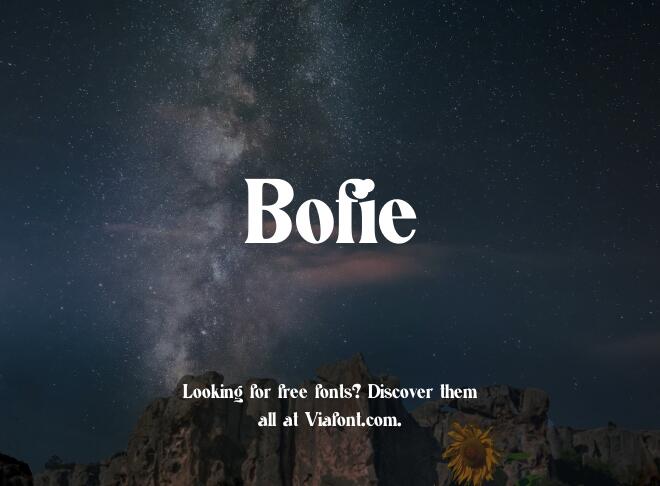 Bofie Font