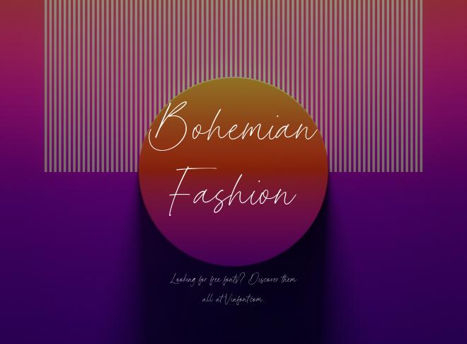Bohemian Fashion Font