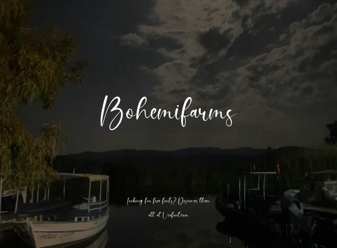 Bohemifarms Font