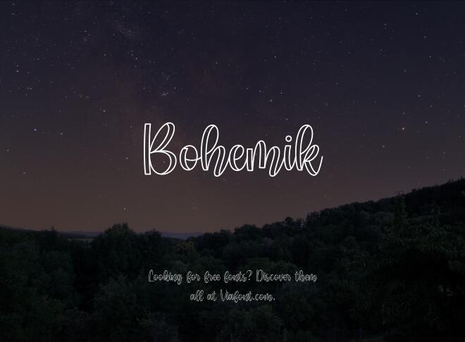 Bohemik Font