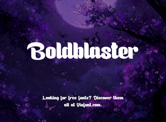Boldblaster Font