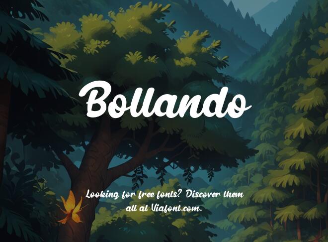 Bollando Font