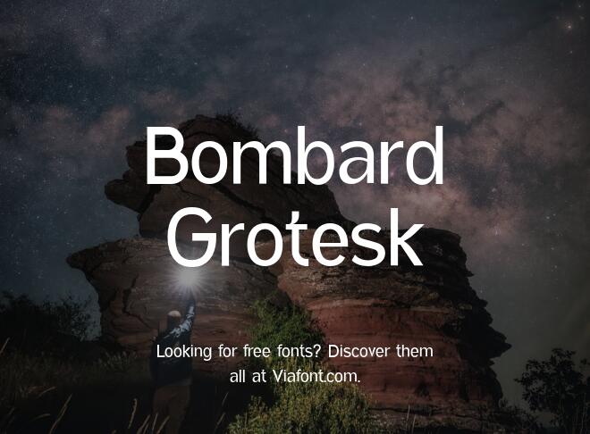 Bombard Grotesk Font Family