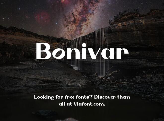Bonivar Font