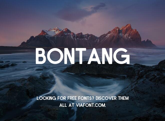 Bontang Font
