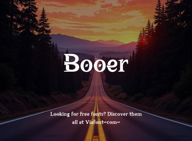 Booer Font