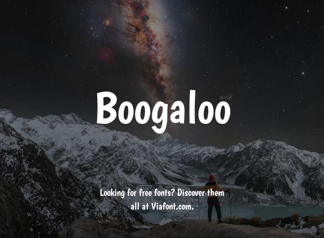 Boogaloo Font