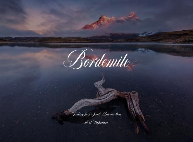 Bordemile Font