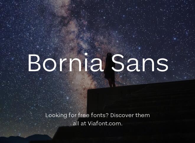 Bornia Sans Font