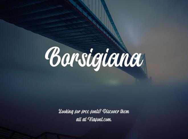 Borsigiana Font