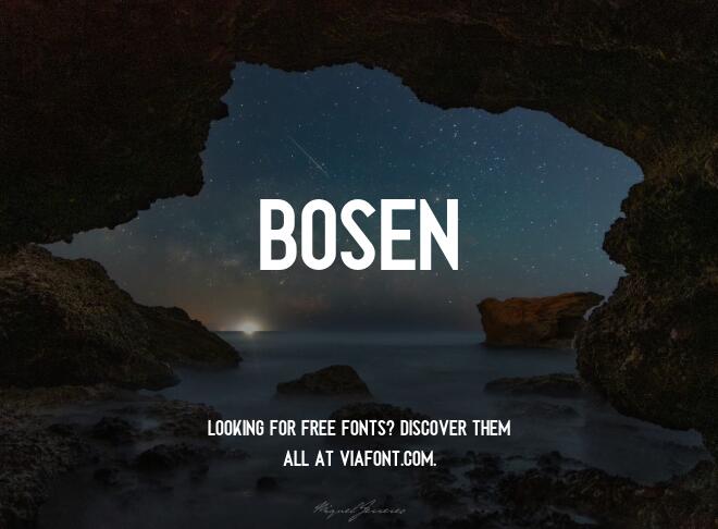 Bosen Font