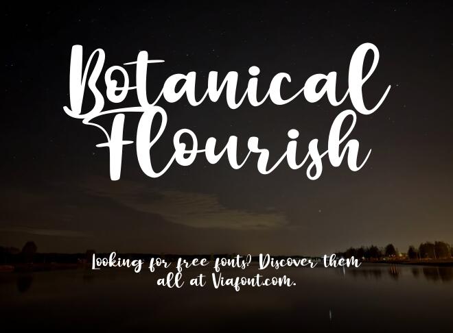 Botanical Flourish Font