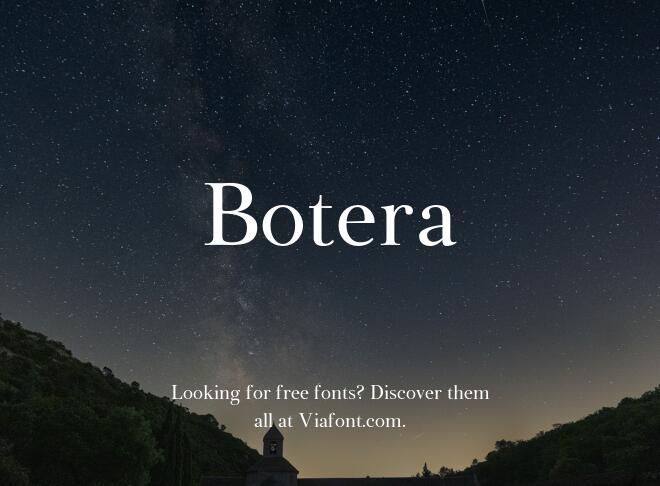 Botera Font