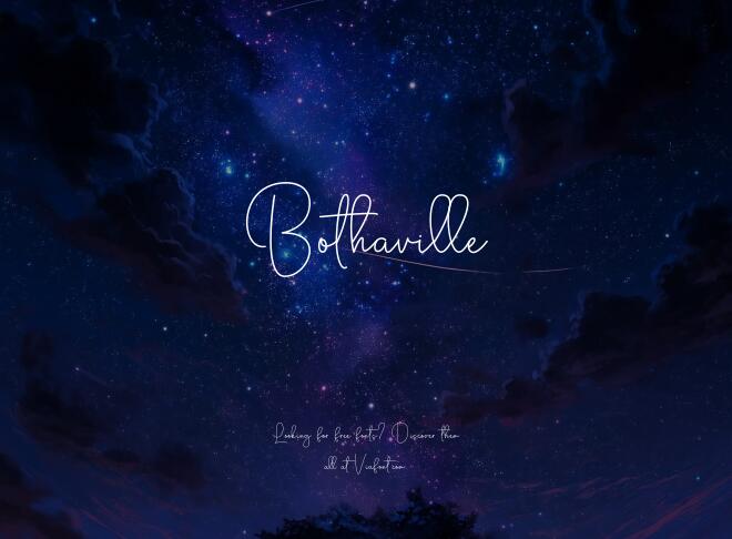 Bothaville Font