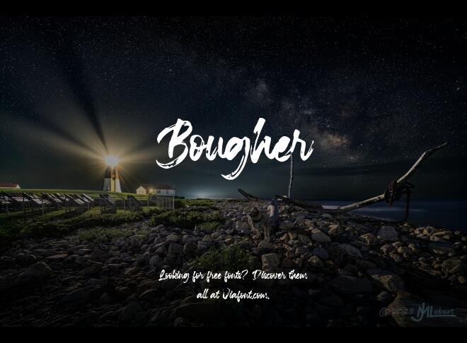 Bougher Font