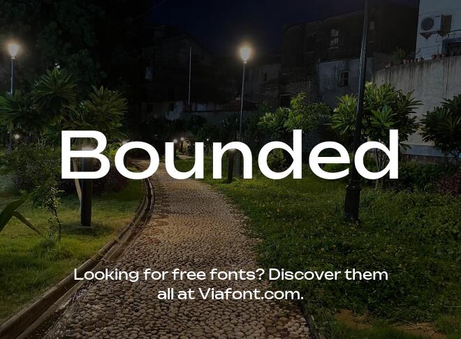 Bounded Font Family